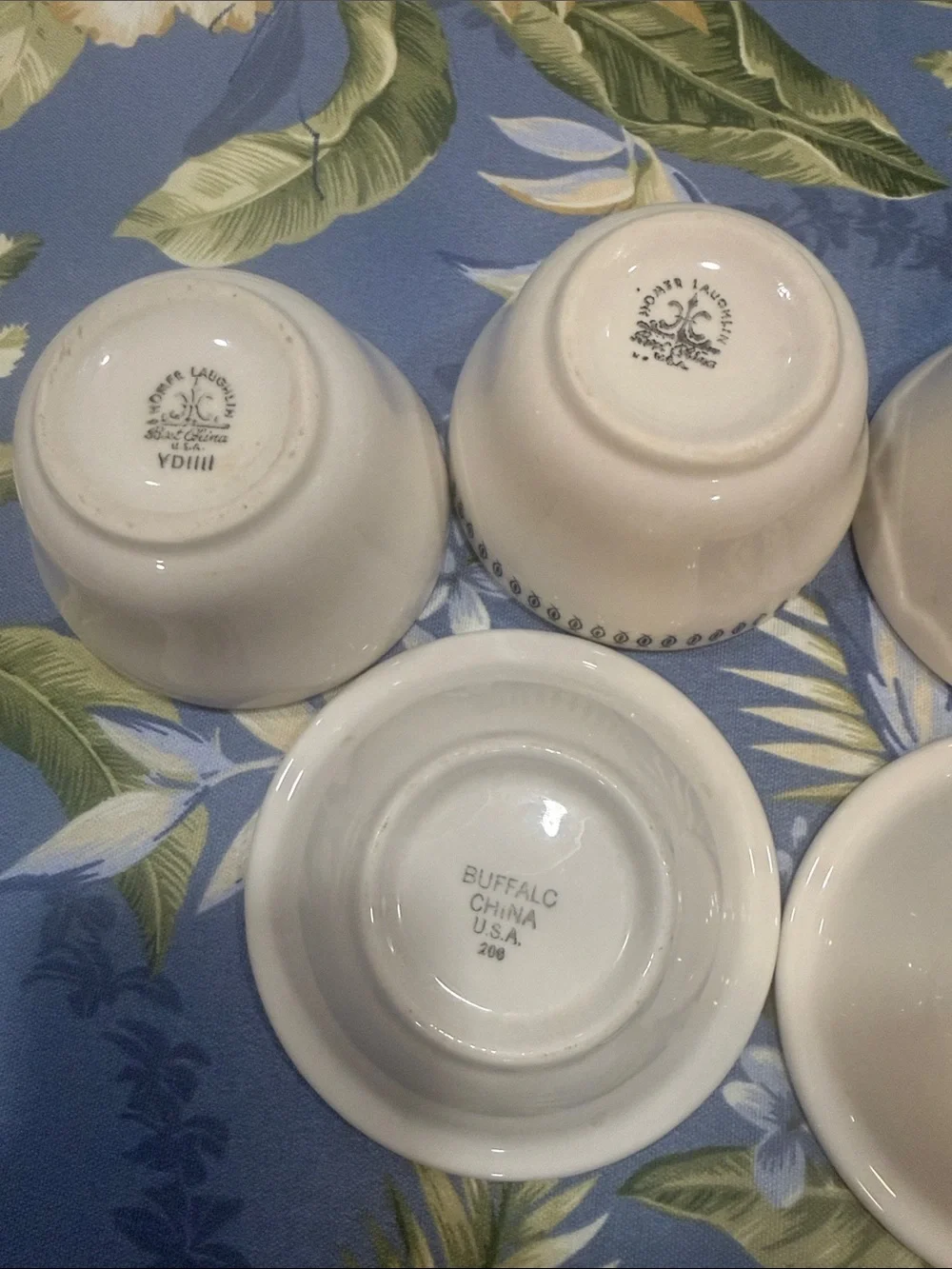 Ceramic Ramekins in Cream with Brown Rim - Multipack
